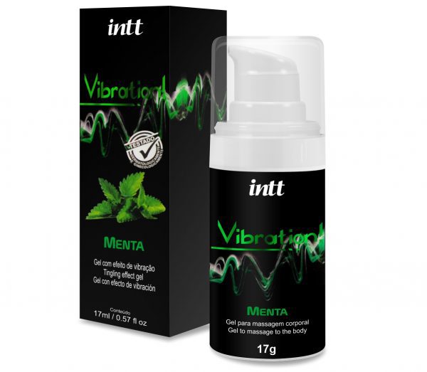 VIBRATION GEL EXCITANTE BEIJÁVEL MENTA 17ML INTT