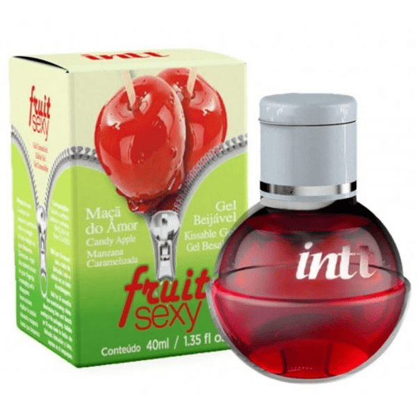 GEL DE MASSAGEM BEIJÁVEL FRUIT SEXY MAÇÃ DO AMOR INTT