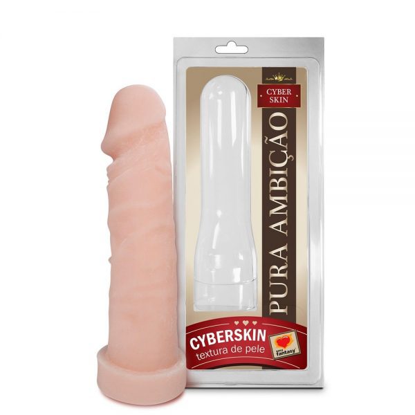 CAPA PENIANA EM CYBER SKIN REALISTICA 18 x 4,5 SEXY FANTASY