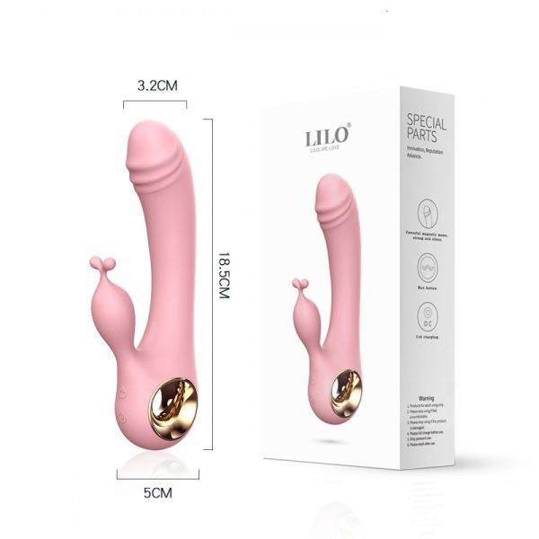 VIBRADOR PONTO G LUXO ROSA LILO - Image 2