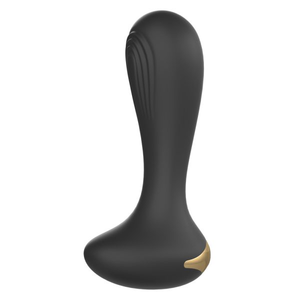 PLUG ANAL EM SILICONE COM 10 MODOS DE VIBRAÇÃO PRETO LILO - Image 2