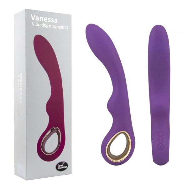 VIBRADOR DE LUXO PONTO G RECARREGAVEL ROXO LEALSO