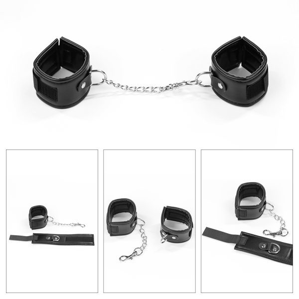 KIT BONDAGE LUXO COM MORDAÇA ALGEMA E CHICOTE LOVETOY - Image 4