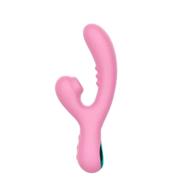 VIBRADOR DE LUXO OASIS ROSA COM AZUL VIBRA COLLORS INTT - Image 2